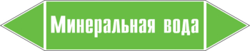 Маркировка трубопровода "минеральная вода" ( пленка, 358х74 мм) - Маркировка трубопроводов - Маркировки трубопроводов "ВОДА" - ohrana.inoy.org